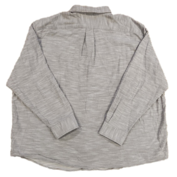 SOLARIS Heavy Duty Gray Button-Up 4XB Shirt - Picture 3 of 6